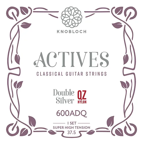 Knobloch Actives QZ Nylon SHT Classical Guitar Strings 600ADQ, Full Set
